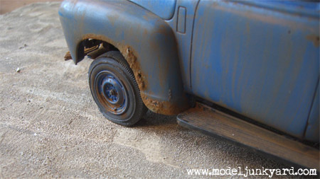1950 Chevy Pickup Rust Fender