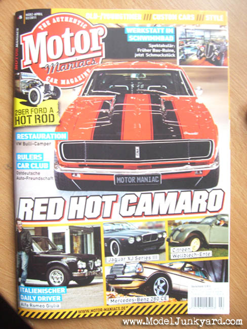 Motor Maniacs Magazine Maerz April Ausgabe