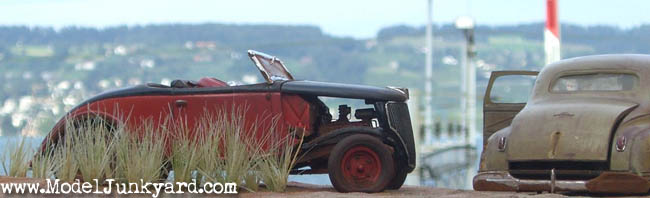 Post image for 36 Ford Hot Rod Junker 1/25 scale from AMT