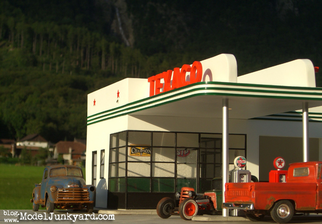 Texaco Gas Station Photo shooting