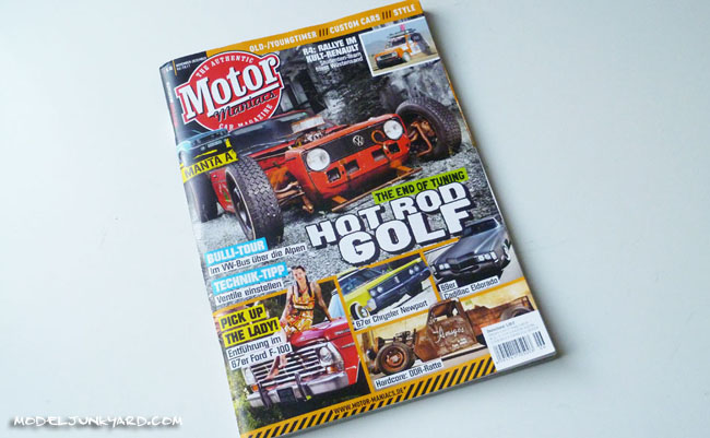 Post image for ModelJunkyard with the Texaco diorama on MotorManiacs Magazine #12