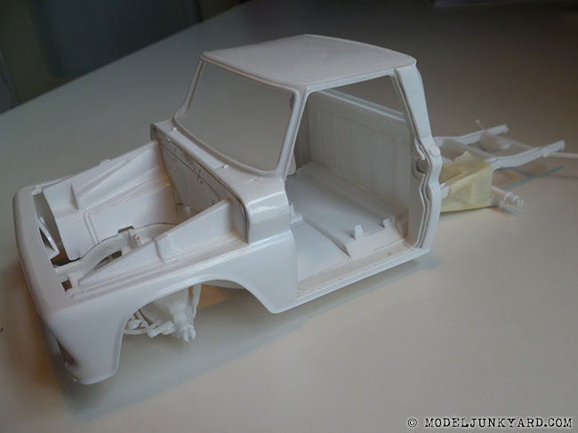 Post image for ’64 Chevy Pickup Fleetside – Revell kit – cabin floor [5]