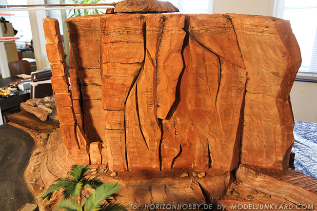 HorizonHobby 's Monument Valley diorama for MediaMarkt Elmshorn